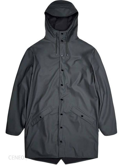 Hooded Long Raincoat Slate - RAINS - BALAAN 2