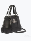 Jordan Small Grain Leather Cross Bag Black - VIVIENNE WESTWOOD - BALAAN 2