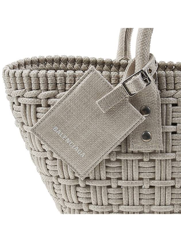 Bistro XS Basket Tote Bag Abbey Stone - BALENCIAGA - BALAAN 10