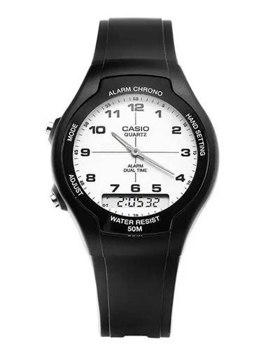 Watch AW 90H 7BVDF AW 90H 7B Anal Digital Men’s Urethane Watch - CASIO - BALAAN 1