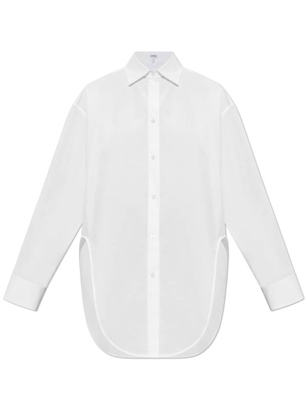 Loewe Shirt With Decorative Finish, Women's, White - LOEWE - BALAAN 1