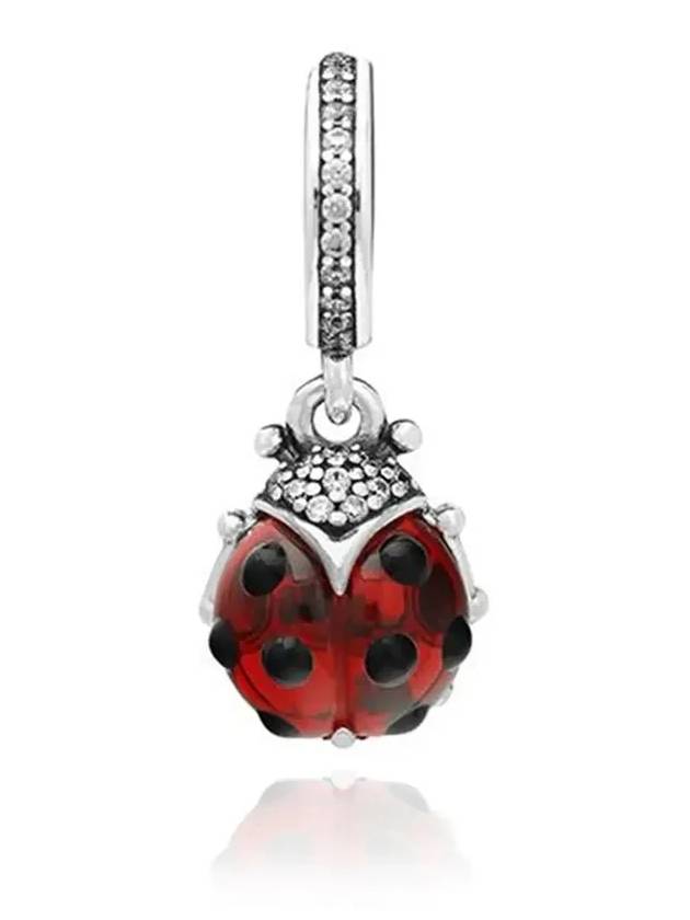 Ladybird Dangle Bracelet Charm Silver Red - PANDORA - BALAAN 4