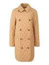 Tight Diamond Quilted Double Coat Beige - BURBERRY - BALAAN 2