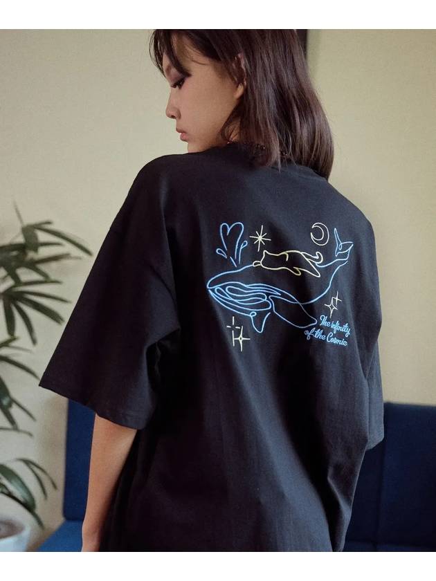 Infinity embroidery short sleeve t shirt black - CPGN STUDIO - BALAAN 3