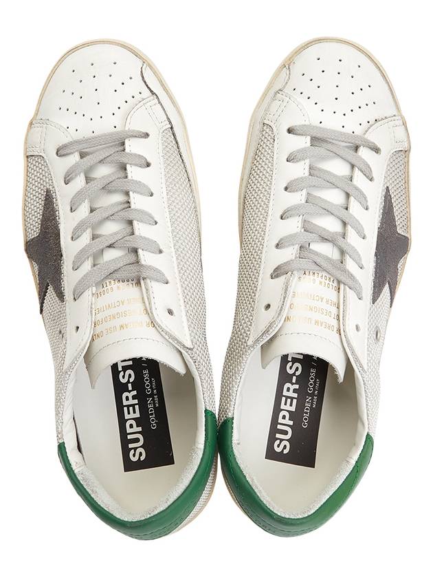 Super Star Mesh Panel Low Top Sneakers White - GOLDEN GOOSE - BALAAN 3