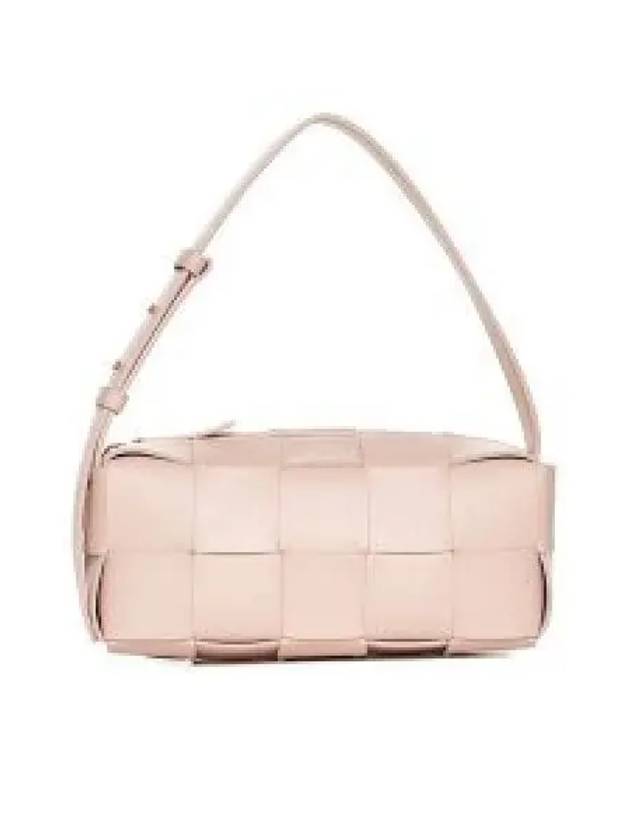 Brick Cassette Intrecciato Small Shoulder Bag Lotus - BOTTEGA VENETA - BALAAN 2