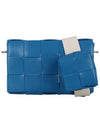 Cassette Versatil Strap Cross Bag Blue - BOTTEGA VENETA - BALAAN 3