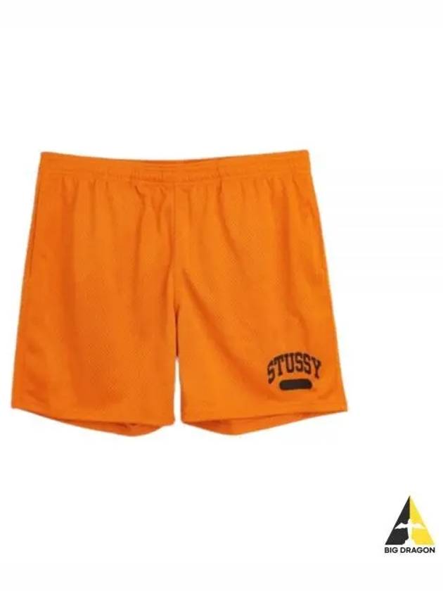 112291 ORANGE arch mesh shorts - STUSSY - BALAAN 1