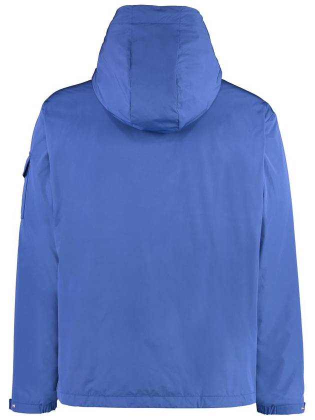 Granero short down hooded zip up blue - MONCLER - BALAAN 3