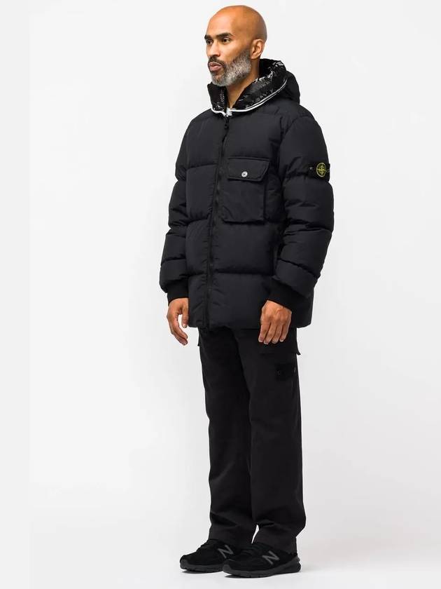 Men's Naslan Light Padding Black - STONE ISLAND - BALAAN.