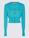 Bea Crop Cardigan Blue - VIVIENNE WESTWOOD - BALAAN 2