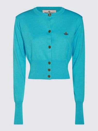 Bea Crop Cardigan Blue - VIVIENNE WESTWOOD - BALAAN 2