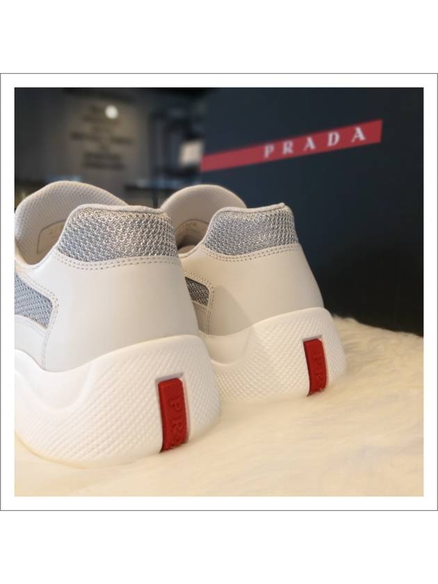 Men's America's Cup Low Top Sneakers White - PRADA - BALAAN 6