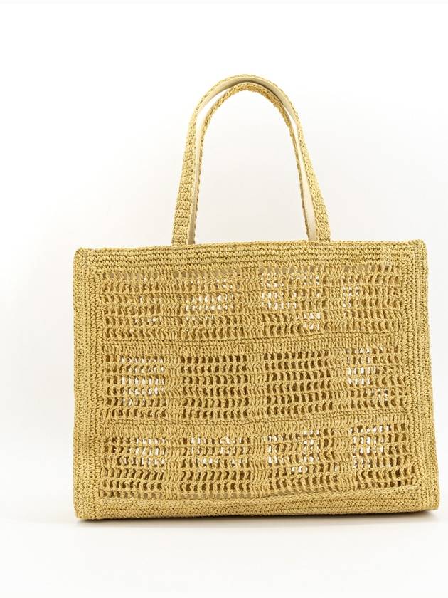 Ella Hand Crocheted Tote Bag Beige - TORY BURCH - BALAAN 4