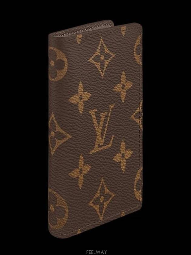 Pocket Organizer Monogram Card Wallet Brown - LOUIS VUITTON - BALAAN 3