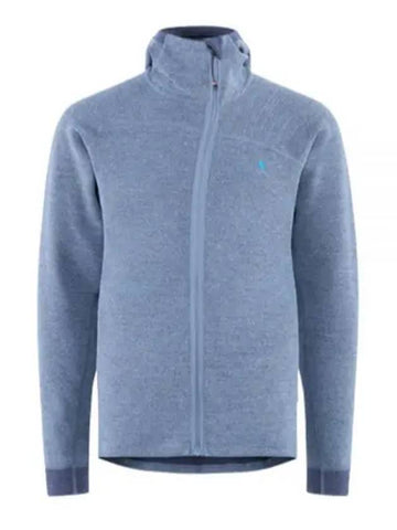 Hodur Hooded Zip Man Faded Blue 10038 680 - KLATTERMUSEN - BALAAN 1