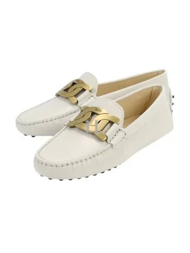 Women's Kate  Gommino Driving Shoes Off White - TOD'S - BALAAN 2