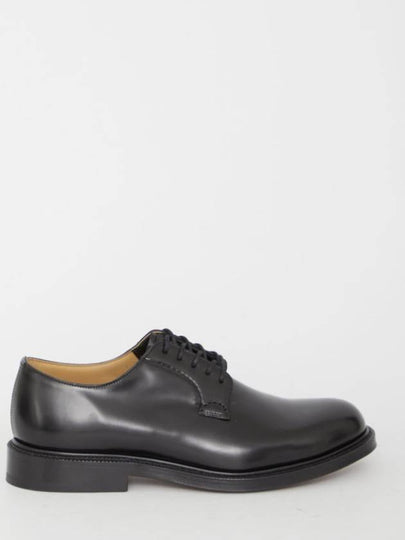 Shannon Leather Lace Up Derby Black - CHURCH'S - BALAAN 2