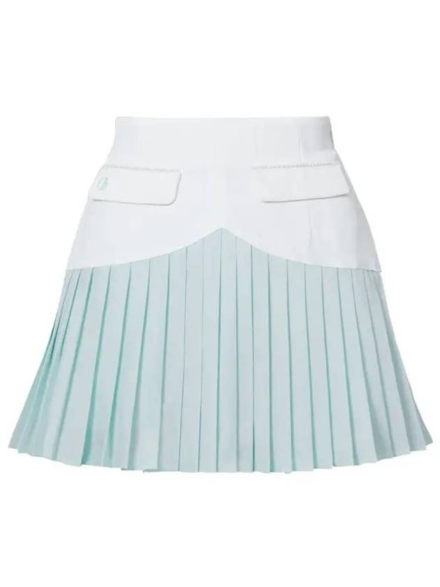 Golf Wear Heart Shape Pleated Skirt Mint - J JANE - BALAAN 2