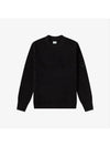 Men's Lens Wappen Pocket Knit Top Black - CP COMPANY - BALAAN 3