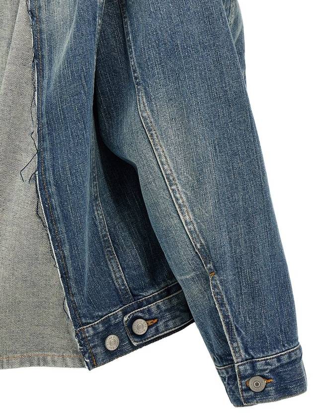 Mm6 Maison Margiela Layered Denim Jacket - MAISON MARGIELA - BALAAN 4