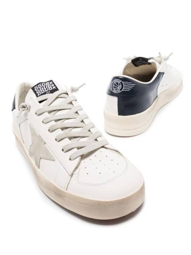 Stardan Black Tab Low Top Sneakers White - GOLDEN GOOSE - BALAAN 4