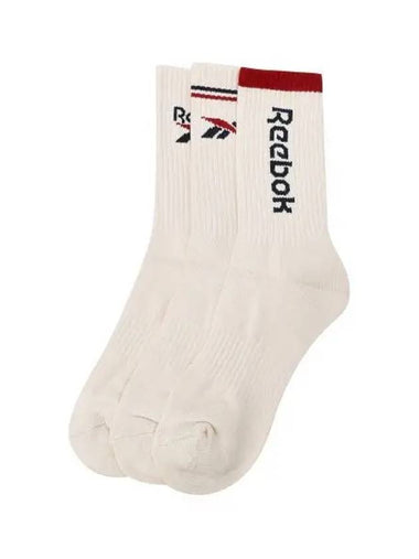 Vector Crew Socks 3 Pack Ivory - REEBOK - BALAAN 1