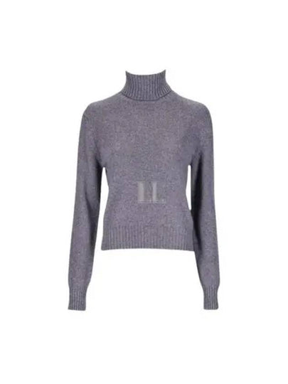 Cashmere Knit Turtleneck Light Grey - AMI - BALAAN 2