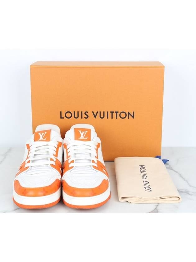 LV trainer sneakers orange 9 280 - LOUIS VUITTON - BALAAN 2