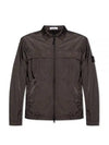 Garment Dyed Crinkle Reps R-NY Jacket Brown - STONE ISLAND - BALAAN 2