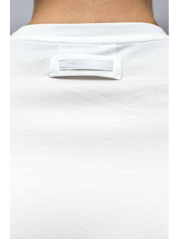 PRADA t-shirt round neck white - PRADA - BALAAN 6