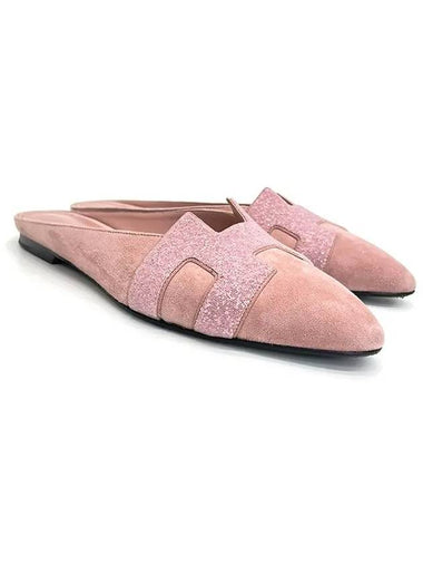 Roxanne Mule 37 5 Pink 2HA1120 - HERMES - BALAAN 1