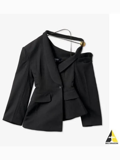 La Veste Asymmetrical Blazer Jacket Black - JACQUEMUS - BALAAN 2