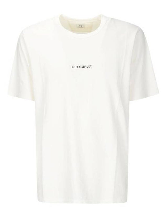 Short Sleeve T-Shirt 16CMTS085A005431G 103 GAUZE WHITE - CP COMPANY - BALAAN 1