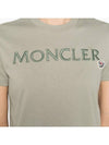 Embossed Logo Women s Cotton Short Sleeve T Shirt 8C00006 829HP - MONCLER - BALAAN 5