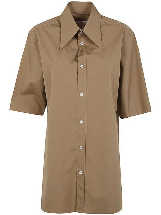 short sleeve shirt S67DR0009 S43001 114 CAMEL - MAISON MARGIELA - BALAAN 1