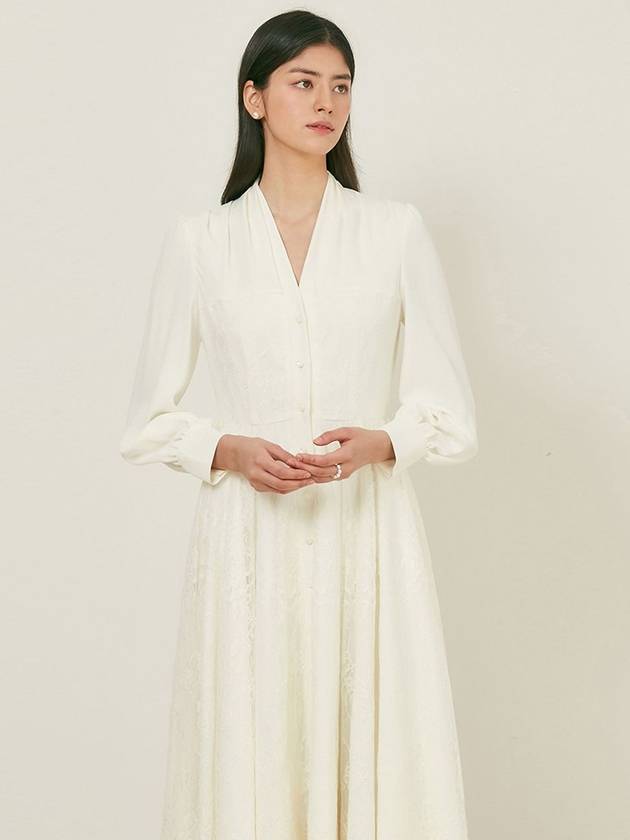 Alessandra Dress Ivory - AME - BALAAN 6