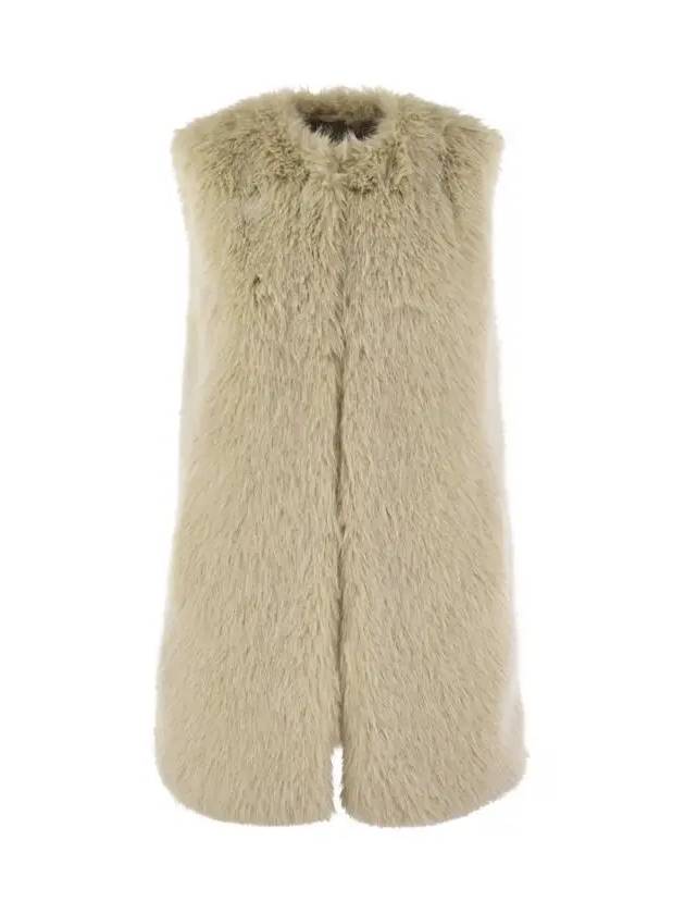 Faux Fur Vest Chantilly - HERNO - BALAAN 3