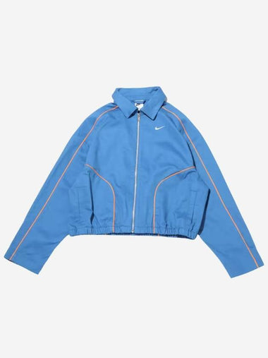 Sportswear Woven Zip-Up Jacket Blue Blue - NIKE - BALAAN 1