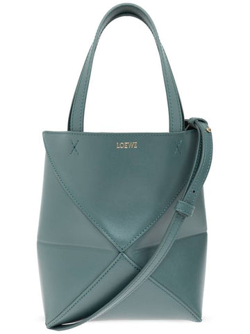 Loewe Handbag Puzzle Mini, Women's, Green - LOEWE - BALAAN 1