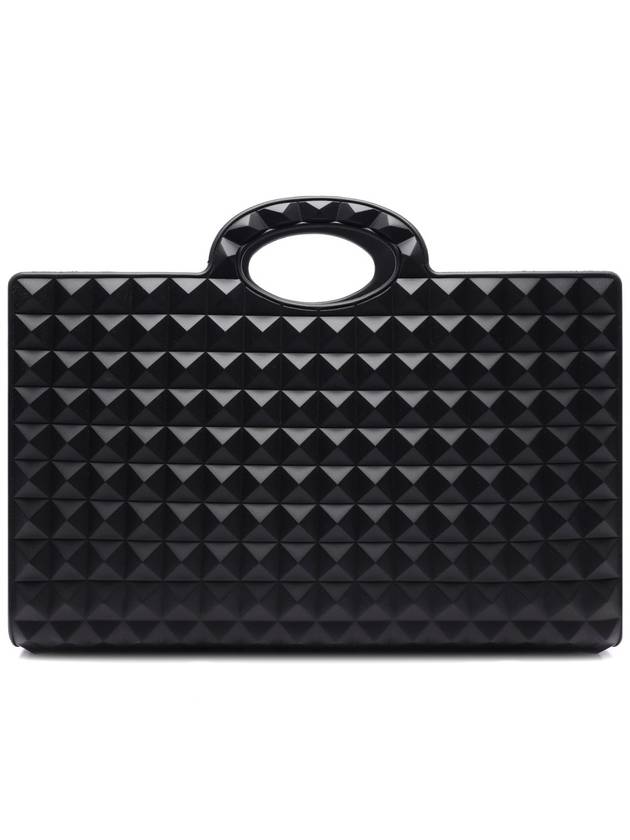 Men's Le Troisieme Studded Tote Bag Black - VALENTINO - BALAAN 2