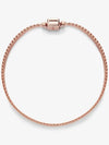 Reflection Mesh Metal Bracelet Rose Gold - PANDORA - BALAAN 4