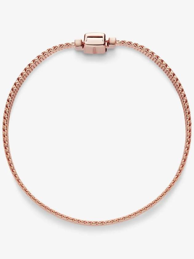 Reflection Mesh Metal Bracelet Rose Gold - PANDORA - BALAAN 4