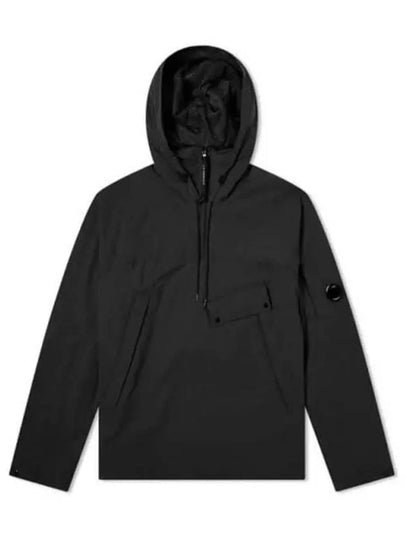 Men's Lens Patch Hooded Anorak Black - CP COMPANY - BALAAN 2