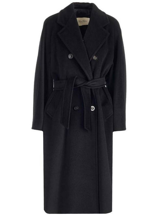 Madame Wool Double Coat Black - MAX MARA - BALAAN 1