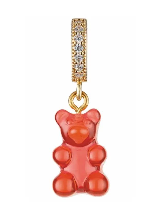 Bear Cubic Pendant NOSTALGIABEAR PAVE JELLYRED - CRYSTAL HAZE - BALAAN 2