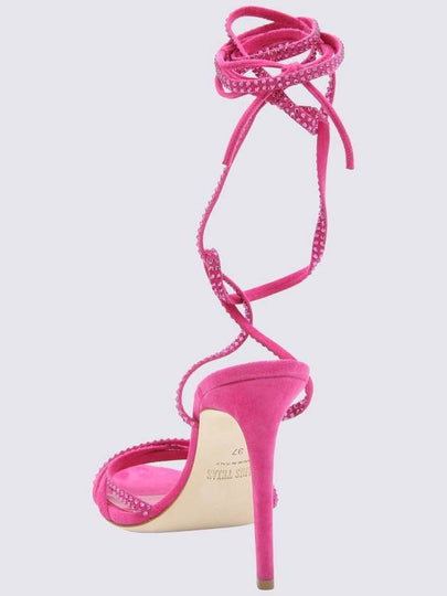 Paris Texas Pink Suede Holly Nicole Sandals - PARIS TEXAS - BALAAN 2