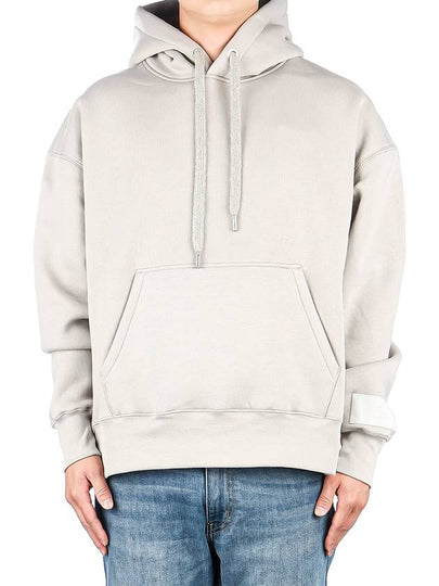 Label Hoodie Grey - AMI - BALAAN 2