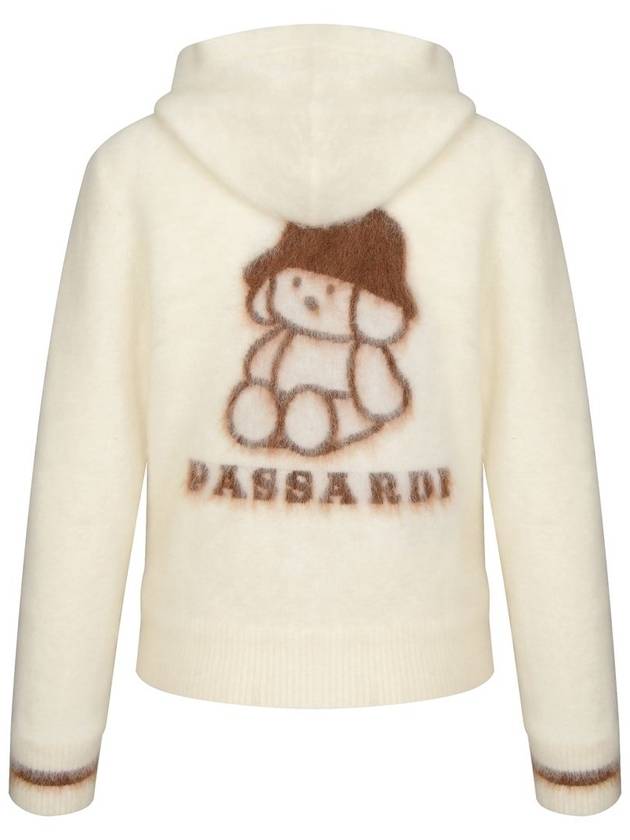 Kid mohair hooded windproof cardigan IV - PASSARDI - BALAAN 3