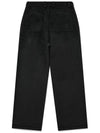 Chillin Tucked PantsNight Unisex Logo Wide Pants Black - PHOS333 - BALAAN 3